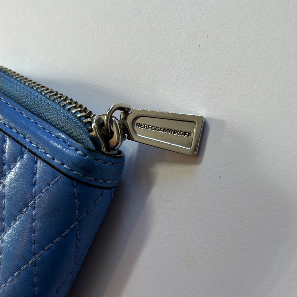 Rebecca Minkoff Quilted Blue Wallet - Picture 2 of 6